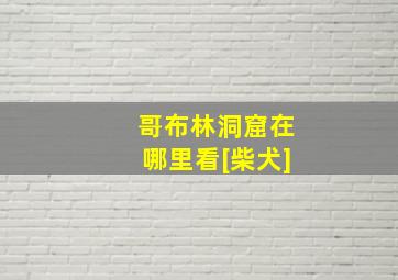 哥布林洞窟在哪里看[柴犬]